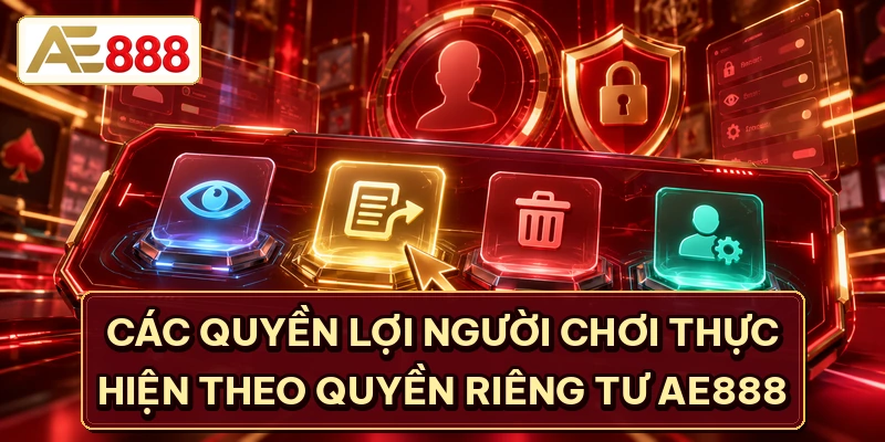 Các quyền lợi người chơi thực hiện theo quyền riêng tư AE888